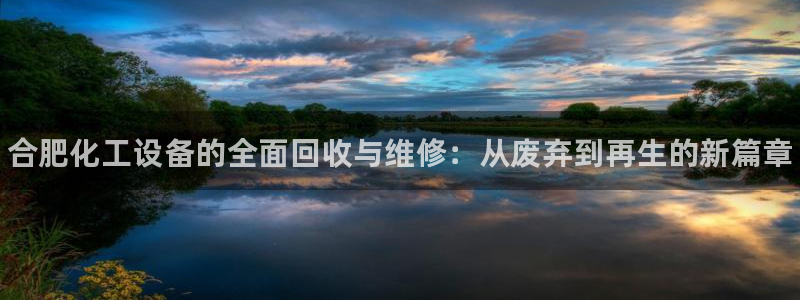 门徒平台登录步骤：合肥化工设备的全面回收与维修：从